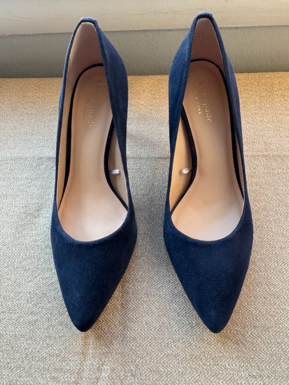 Beautiful Blue Suede Shoes Size 8m Kate Spade